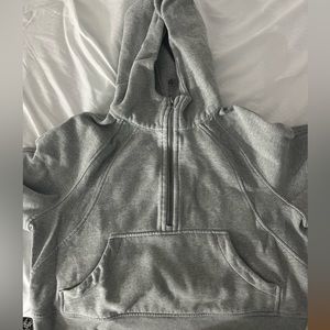 Grey Lululemon Scuba Half-Zip Size M/L